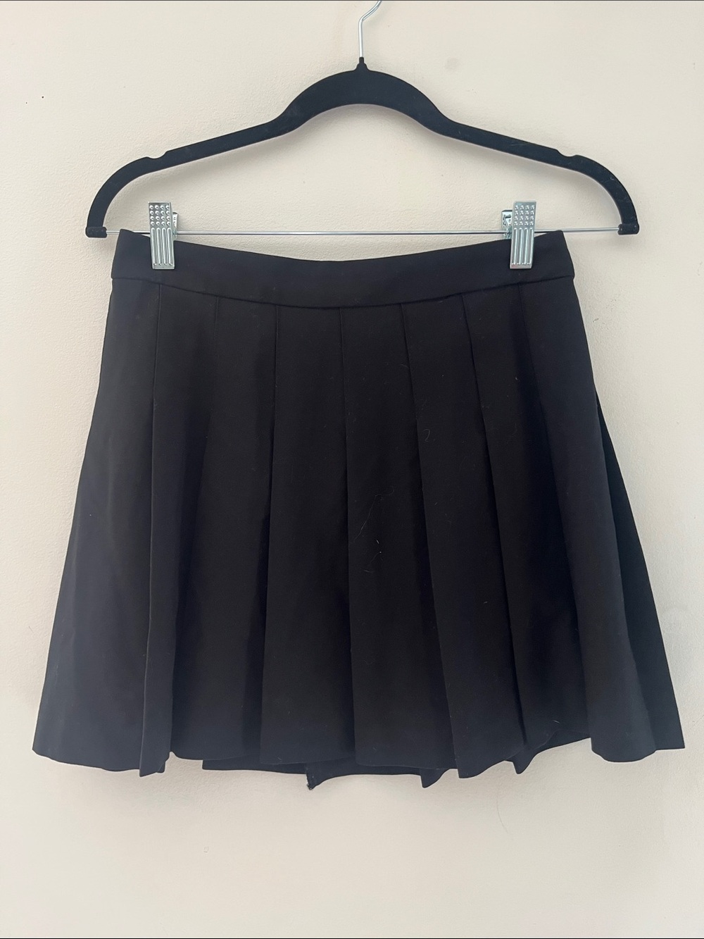 Sunday Best Black Pleated Skater Skirt size 6